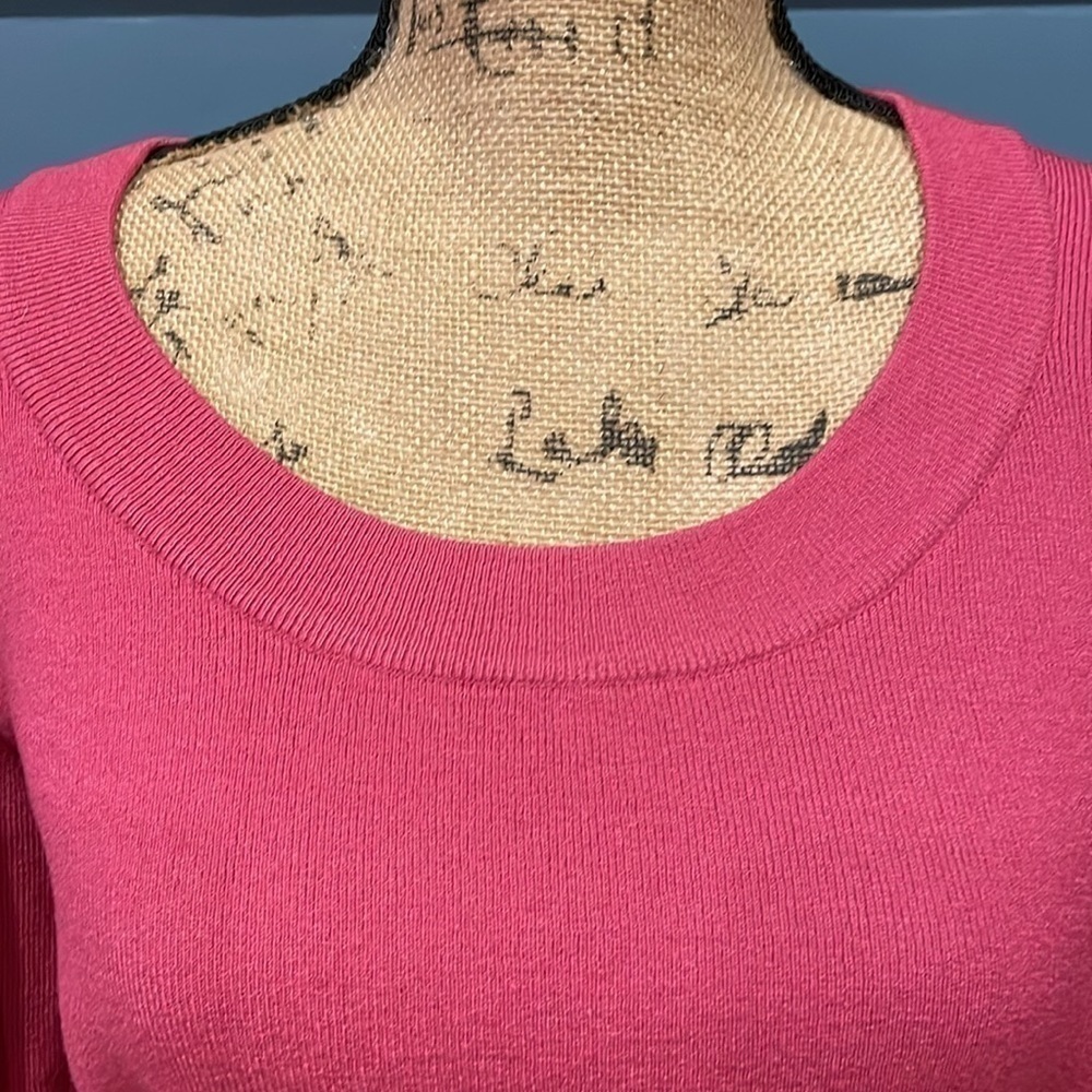 New York & Company Dark Pink Sweater Large - Picture 2 of 8